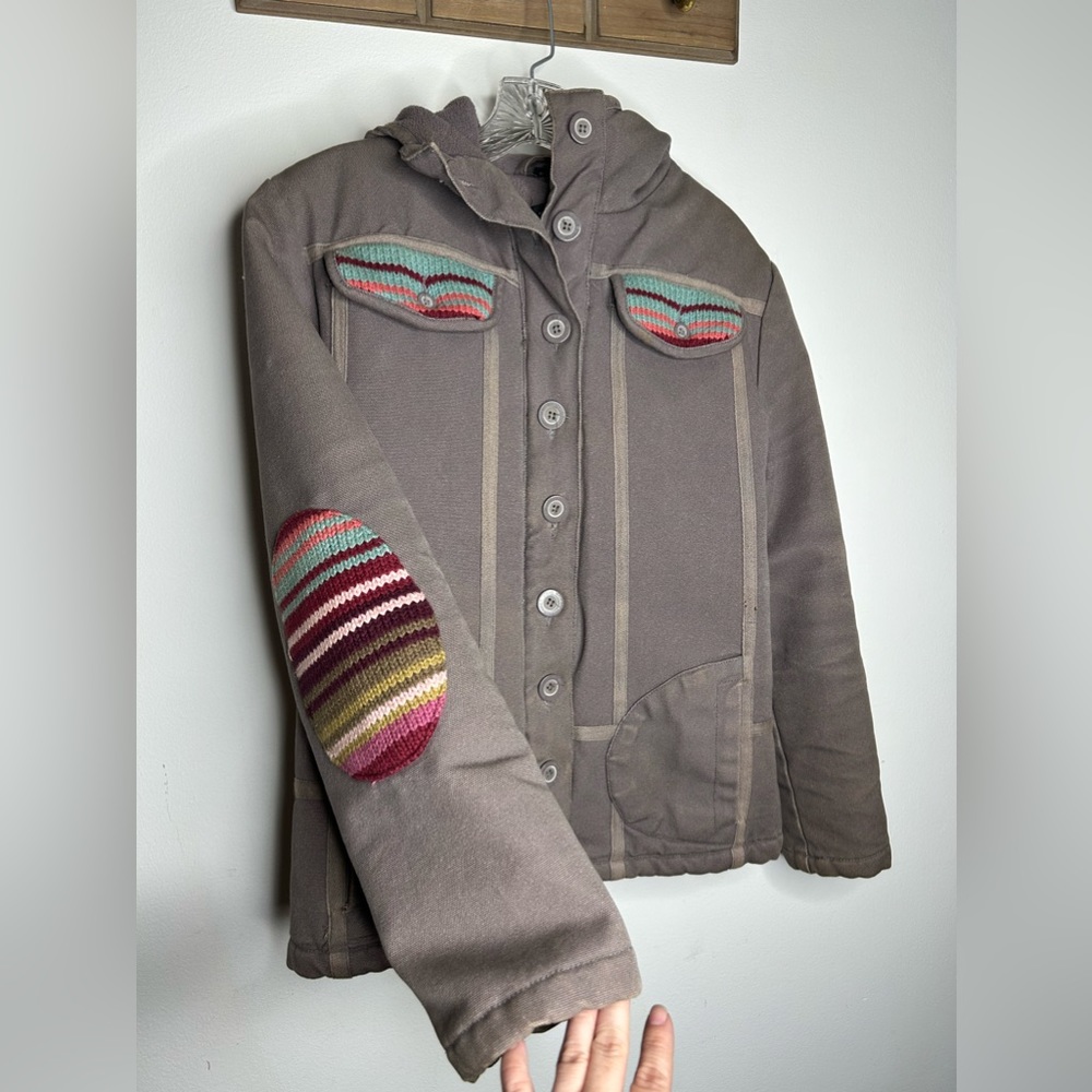 Steve Madden Elbow Patch Coat - size medium